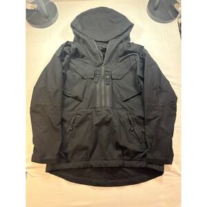 Helikon-Tex Pilgrim Anorak Jacket Mens Small Black Tactical Bushcraft KU-PGM-DC